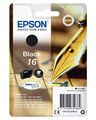 Original Epson Druckerpatrone T-16 Black schwarz WorkForce WF 2520NF 2530WF