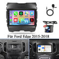 9" Android 13 Autoradio GPS Navi Für Ford Edge 2015-2018 WiFi Carplay 32GB +Kam