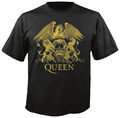 QUEEN - Classic Crest - Black - T-Shirt
