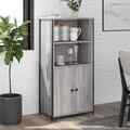 Homgoday Highboard Mehrzweckschrank Sideboard mit Stauraum Standschrank A4U1