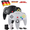 2.4GHz Wireless N64 Controller for N64 Switch PC Mac iOS mit USB & N64 Empfänger