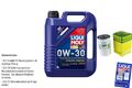 INSPEKTIONSKIT FILTER LIQUI MOLY ÖL 5L 0W-30 für Mazda 2 DY 1.6