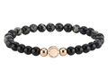 LIEBESKIND BERLIN Armband Beads mit Logotag in Edelstahl IP Roségold LJ-0090-B-1