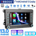 Android 13 Carplay Autoradio GPS NAVI RDS Für VW GOLF 5 6 Touran EOS Tiguan Polo