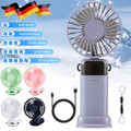 Leise Tragbarer Fan Lüfter USB Ventilator Handventilator Mini Leise Ventilator 