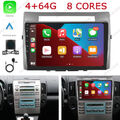 4+64G Für Toyota Corolla Verso 2003-2009 Autoradio Carplay Android 13 GPS Kamera