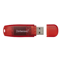 INTENSO USB 2.0 Stick Speicherstick 128GB Rainbow Line rot 128 GB