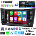 Autoradio DAB+ 7" Carplay 4+64G Android13 Für Benz CLS E-Klasse W211 C219 KAM+