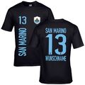 FanShirt SAN MARINO Trikot Herren Druck Nummer Name Jersey WM FanShirts4u