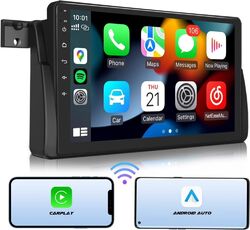 Android 13 9" Autoradio mit GPS Navi CarPlay RDS 32GB für BMW 3er E46 1999-2005