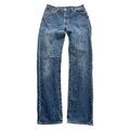 Levis 751 Jeans Hose W33 L36 Blau Schrittlänge 90 cm Dunkle Waschung