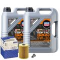 Motoröl 5W30 LIQUI MOLY Top Tec 4200 10L+MAHLE Ölfilter+Ölablassschraube