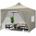 Pavillon 3X3M Wasserdicht Stabil Winterfest, Pop up Faltpavillon,UV Gartenzelt