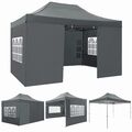 3x3m/3x4.5m Pavillon Faltpavillon Wasserdicht Partyzelt Gartenzelt UV Schutz