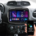 4+64GB Android 13 Apple Carplay Autoradio GPS Navi Für Jeep Renegade 2015-2020