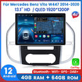 13.1" Android Autoradio Für Mercedes Benz Vito 3 2014-2020 Carplay 4+64GB GPS BT