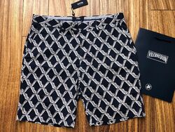 VILEBREQUIN COLLECTION Bermudashorts Marinablau Knoten Motiv Size 46 NEU