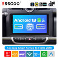 DAB+ Carplay Android 13 6+128G Autoradio GPS Cam Für Benz Smart Fortwo 451 05-10