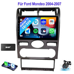 9" IPS Carplay Autoradio Android 13 1+32G GPS DAB Für Ford Mondeo 2004-2007 KAM