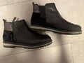 Chelsea Boots, Stiefelletten, Be Natural, schwarz, Gr. 39