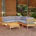 Garten Lounge Set Gartenmöbel Sofa Sitzgruppe 6-tlg. Kiefer Massivholz vidaXL