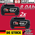 2X 8Ah Original Akku für Bosch 18V Professional GBA GSR GSB BAT618 BAT609 BAT620