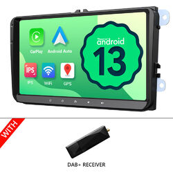 Android 13 9" IPS Autoradio GPS Navi VWA13 für VW GOLF 6 Passat Touran Polo DAB+