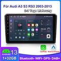 Für Audi A3 S3 RS3 8P Carplay Autoradio Android 13 GPS Navi WIFI RDS BT SWC DAB+