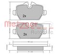 Bremsbelagsatz Scheibenbremse METZGER 1170052 für BMW MINI E81 E87 E90 1er 3er