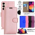 Leder Flip Case für Samsung Galaxy A16 A15 A14 A13 A04s A55 A54 A53 5G Hülle