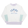 Tommy Hilfiger Oversized Damen Sweatshirt Weiß USA S