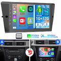 1+32G 9" Android 13 Für BMW 3ER E90 E91 E92 E93 Autoradio GPS NAVI SWC Wifi RDS