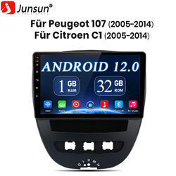 Für Toyota Aygo Citroen C1 Peugeot 107 Autoradio Android 13 GPS Nav Wifi CARPLAY