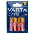 2x VARTA LONGLIFE MAX POWER ALKALINE Batterie C BABY 4714 LR14 MN1400 1,5V