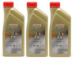 Castrol Edge Professional Longlife III Fluid Titanium 5W-30 Motoröl 3x 1 Liter