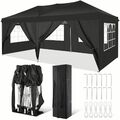 3x3/3x6m Pavillon Wasserdicht Pop-up Faltpavillon Partyzelt Gartenzelt Festzelt