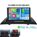 Für BMW X3 E83 2004-2012 Autoradio Android 13 Carplay GPS Navi SWC Bluetooth RDS