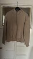 H&M Sweatshirt Hoodie Braun beige Fleece Basic Pockets size M