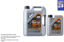 Motoröl Liqui Moly Top Tec 4200 5W-30 für VW 500.00 506.01 BMW Longlife 01/04