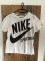 Damen T-Shrit von Nike mit großem Schwarzem Logo Print Größe XL