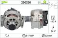 Lichtmaschine Generator Lima VALEO CORE-FLEX 200236 für MERCEDES KLASSE W164 GL