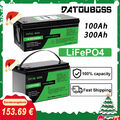 Lithium Batterie 300Ah 12V LiFePO4 Akku BMS 10000+ Zyklen Wohnmobil Solaranlage