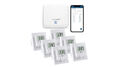 Homematic IP Set Raumklima mit Access Point, 6x Wandthermostat mit Schaltausgang