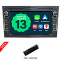 DAB+ Android 13 7"Autoradio CarPlay Für Opel Corsa C D Astra H Zafira B GPS Navi