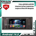 8-Kern 64GB Android 14 Autoradio GPS Navi für BMW 5er E39 DSP Wifi DAB+ CarPlay