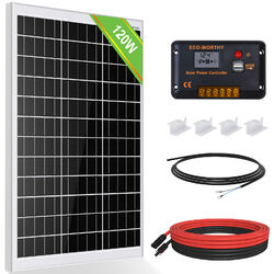 100W 200W 400W 800W Solarpanel Kit Inselanlage Photovoltaikanlage mit Laderegler