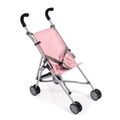 Bayer Chic 2000 Mini-Buggy Puppenwagen Kinderwagen ROMA Melange grau-rosa TOP