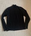 Backstage 100% Schurwolle Wollsiegel Pulli Pullover 36-38-40 S-M schwarz h rolli