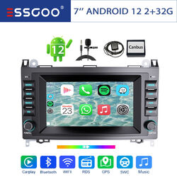 Für Mercedes Benz A B Klasse W169 W245 Vito Android 12 Carplay Autoradio GPS RDS