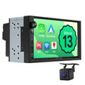 CAM+Android 13 7" 2Din Autoradio mit Bluetooth GPS Navi DAB+ Navigation WiFi RDS